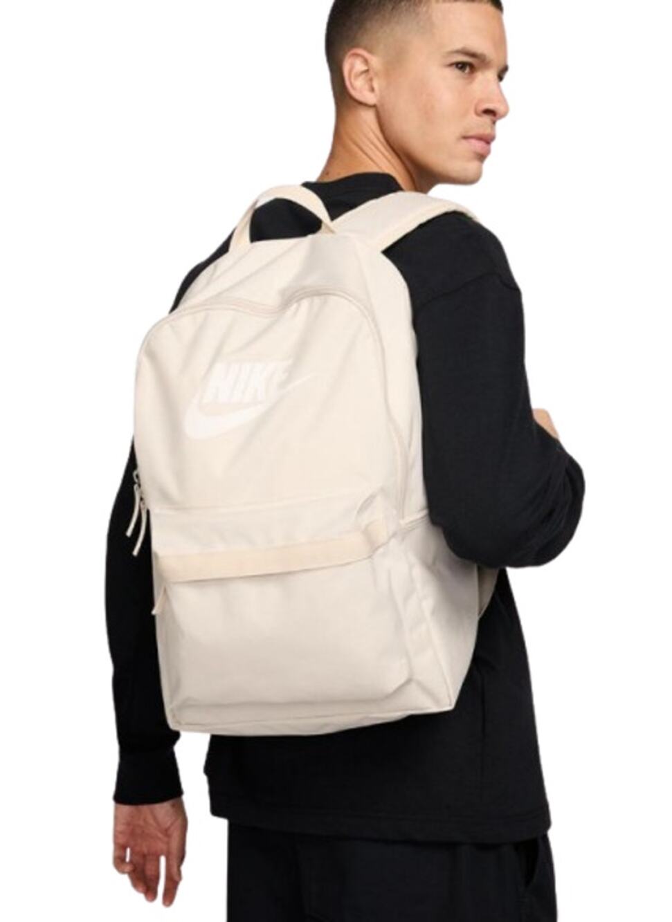 NIKE Unisex Heritage 25L Backpack One Size Summit White Orewood Brown NWT